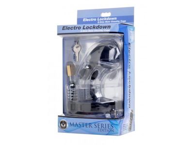 Zeus Electro Lockdown E-stim Male Chastity Cage