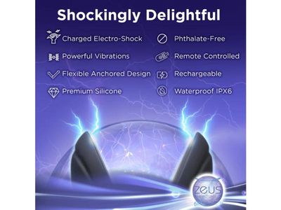Zeus Electro-Spread 64X Vibe and E-Stim Plug