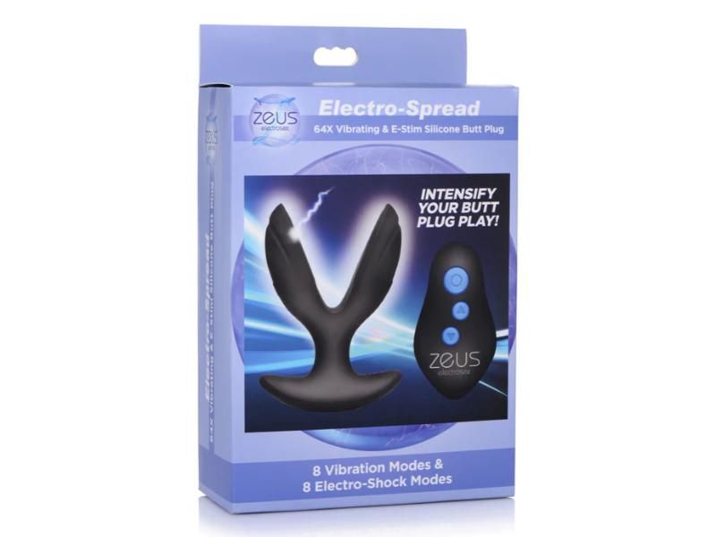 Zeus Electro-Spread 64X Vibe and E-Stim Plug