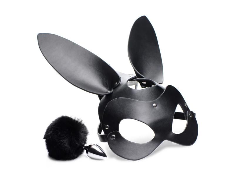 Tailz Bunny Mask With Plug