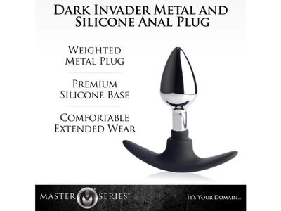 Master Series Dark Invader Metal and Silicone Plug
