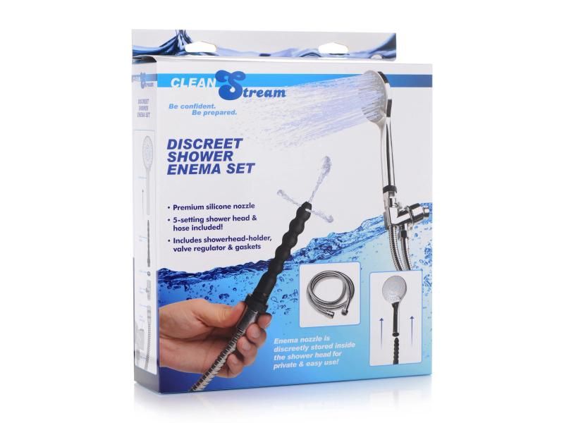 Clean Stream Discreet Silicone Shower Enema Set