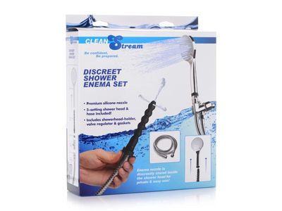 Clean Stream Discreet Silicone Shower Enema Set