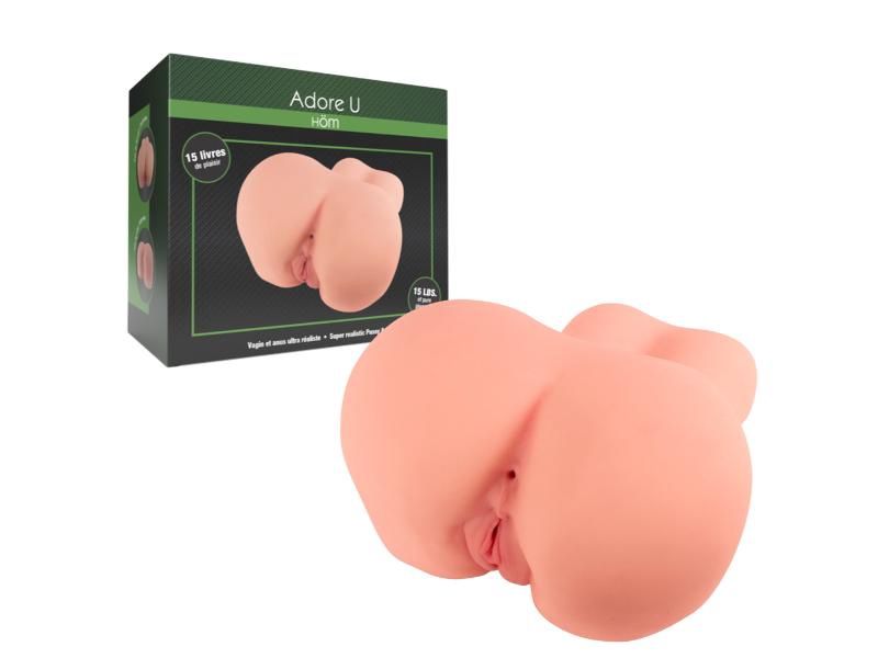 Adore U Höm Super Realistic Pussy &amp; Ass 15 lbs