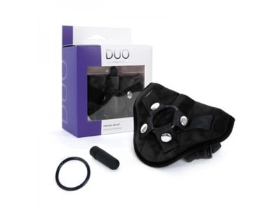 Adore U DUO Harness &amp; Bullet Black