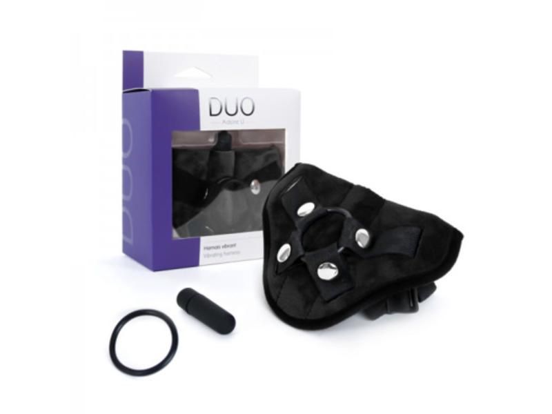 Adore U DUO Harness &amp; Bullet Black