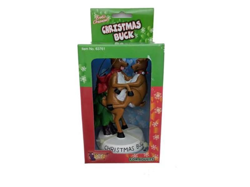 Christmas Buck Ornament