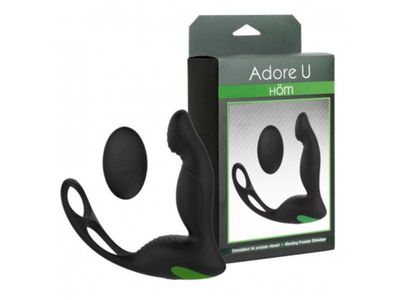 Adore U Höm Prostate Stimulator With Remote And Ring