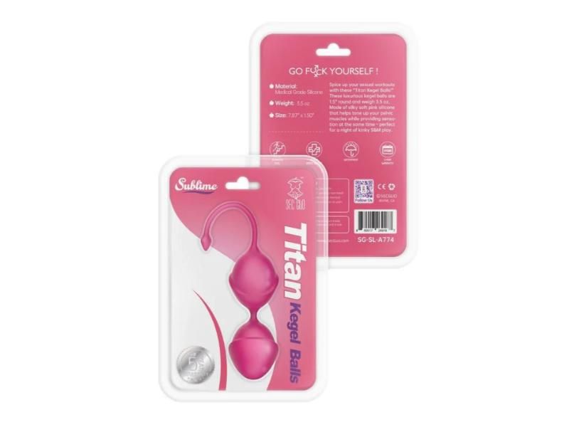 Sec Guo Sublime Titan Kegel Balls Pink