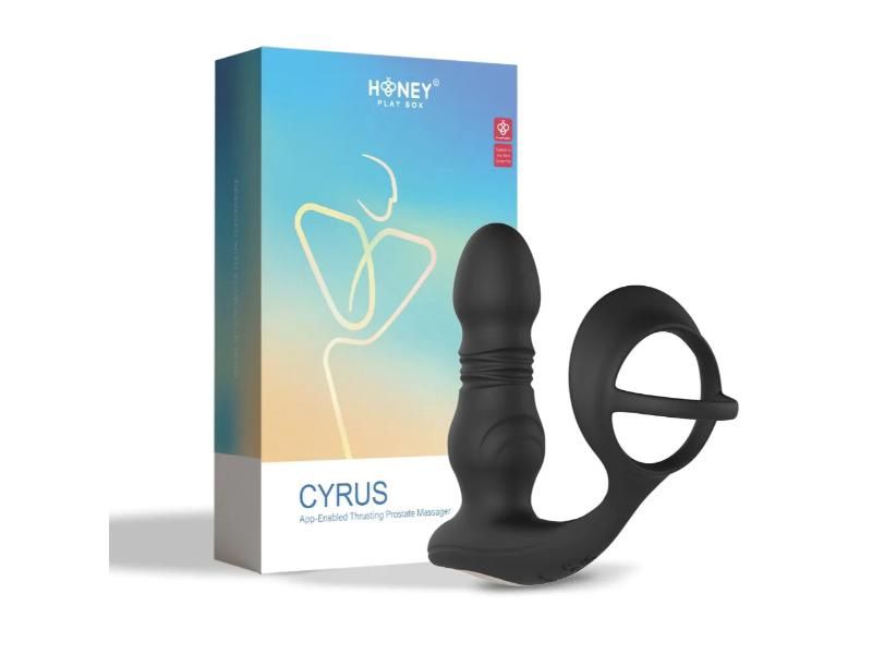 Honey Playbox Cyrus Thrusting Prostate Massager With Cockring