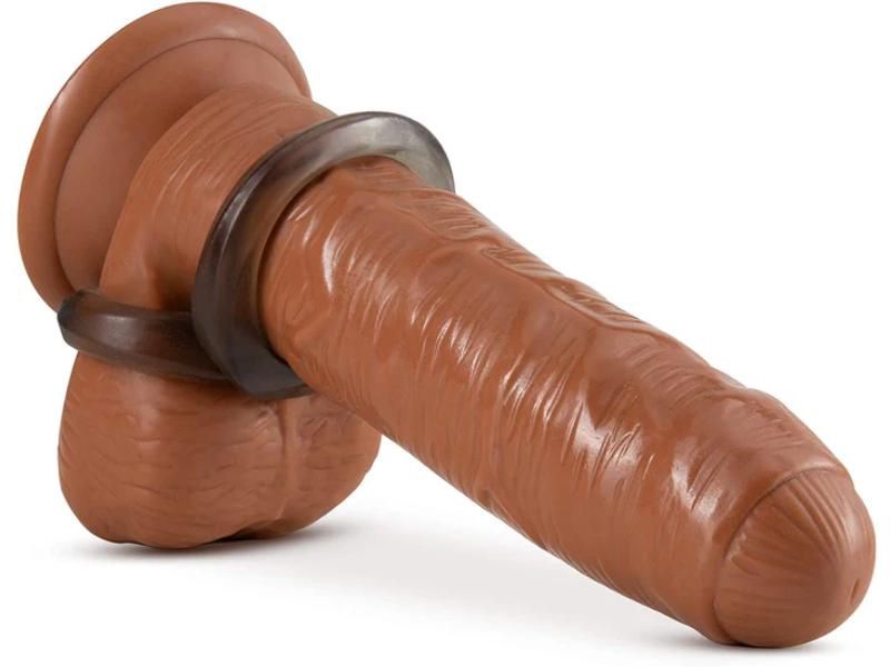 Stay Hard Cock Ring And Ball Strap Black