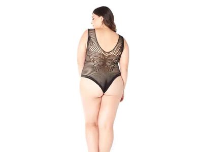 Glitter Body À Motif Floral