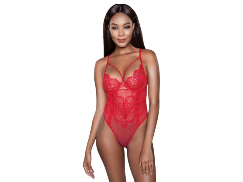 BeWicked Brenda Bodysuit Red