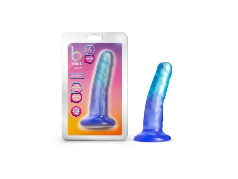 B Yours Morning Dew Sapphire 5in Dildo