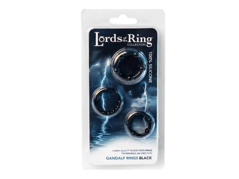 Lords Of The Rings Gandalf Rings Black