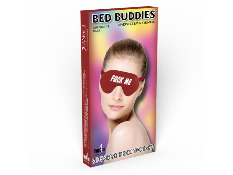Bed Buddies Blindfold, Color: Red
