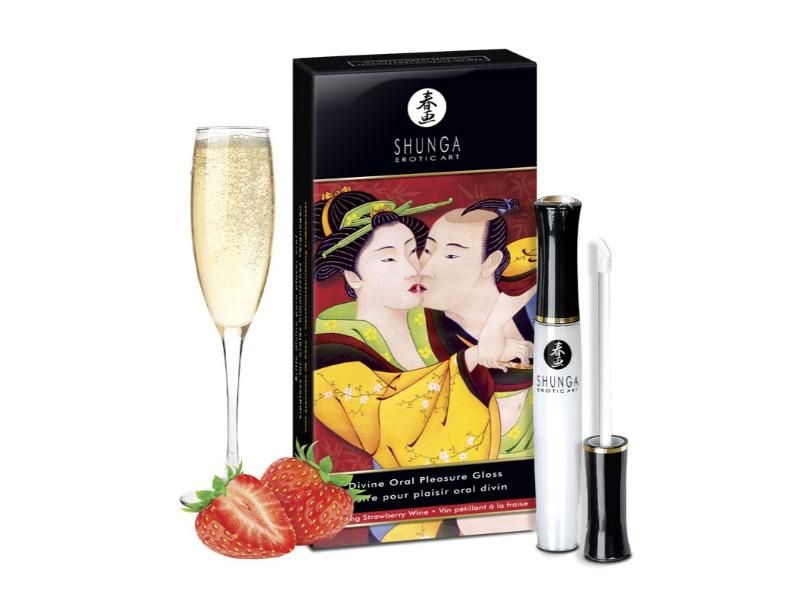 Shunga Lipgloss, Fragrance: Sparkling Strawberry Wine