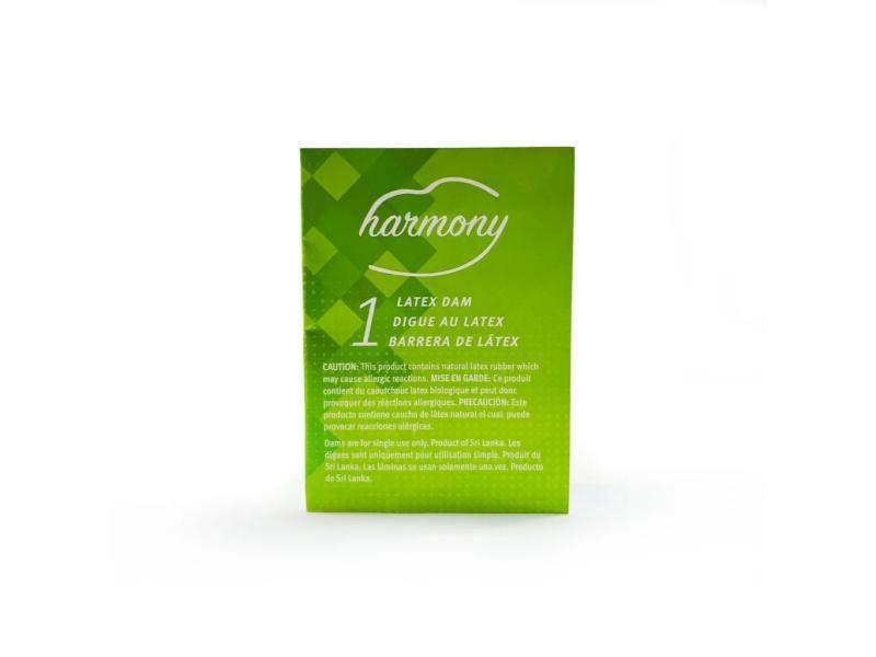 Condom Harmony Latex Dam 6 Pieces