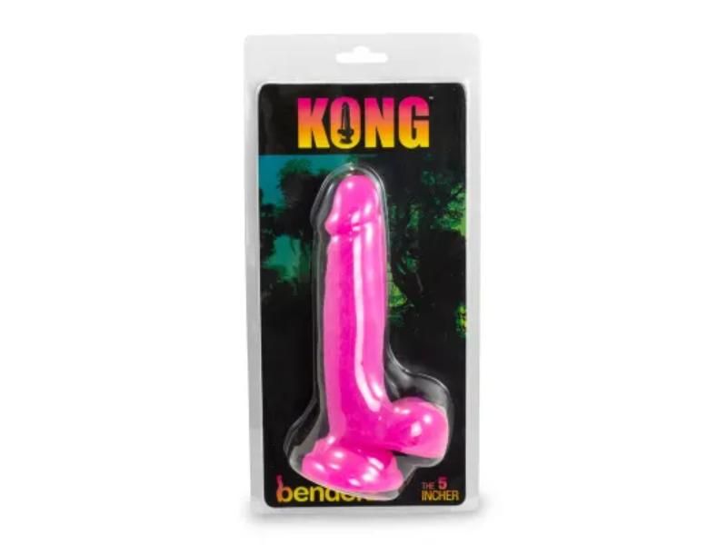 Kong Benderz Dual Density Dong, Color: Pink, Size: 5''