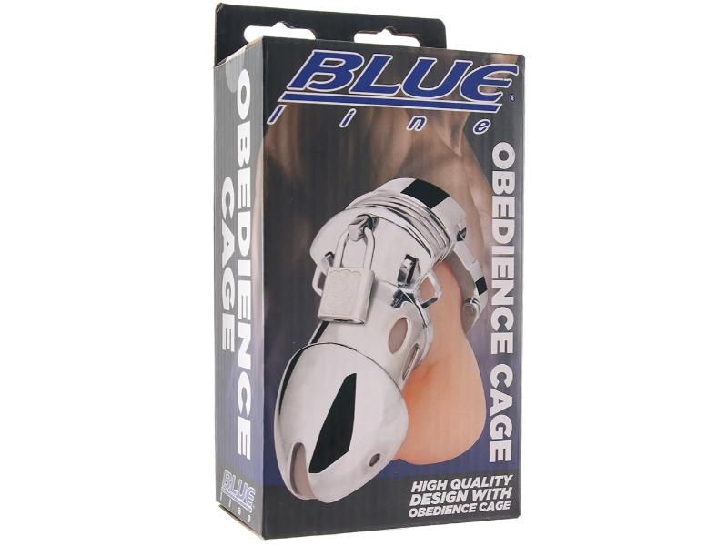 Blue Line Obedience Cock Cage