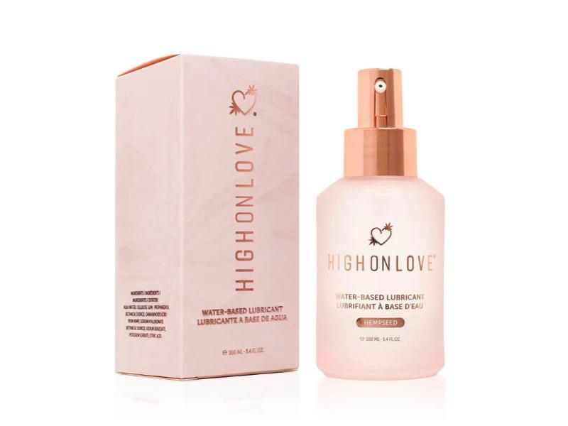 High on Love Water-Based Lubricant Hempseed