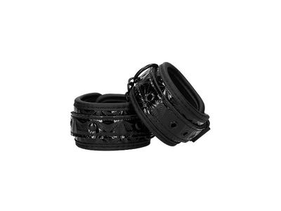 Ouch Luxury Ankle Cuffs Black