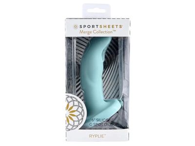 Sportsheets Ryplie 6in Suction Cup Dildo Blue