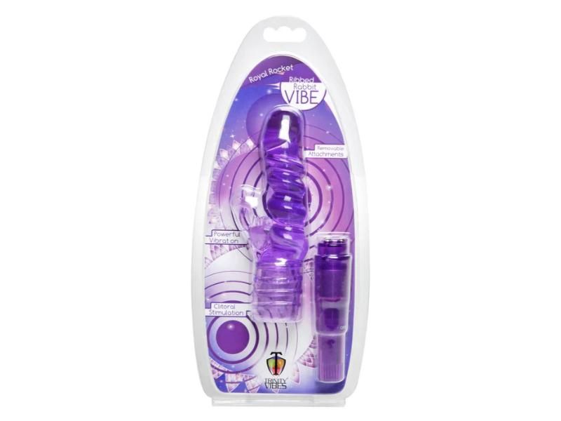 Royal Rocket Ribbed Rabbit Vibe Purple