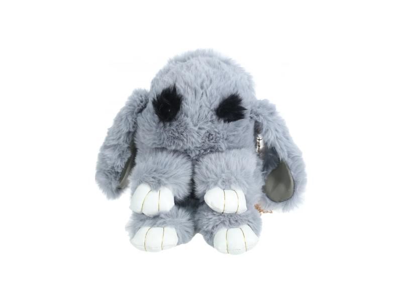 Bunny Eyebrows Bag Grey