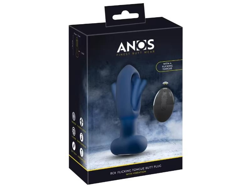 Anos Flickering Tongue Butt Plug