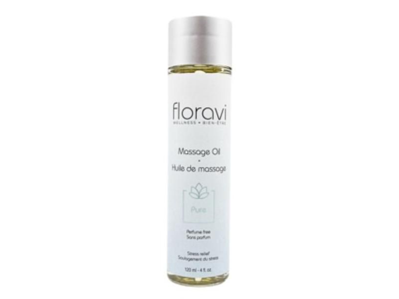 Floravi Massage Oil 4oz, Fragrance: Pure