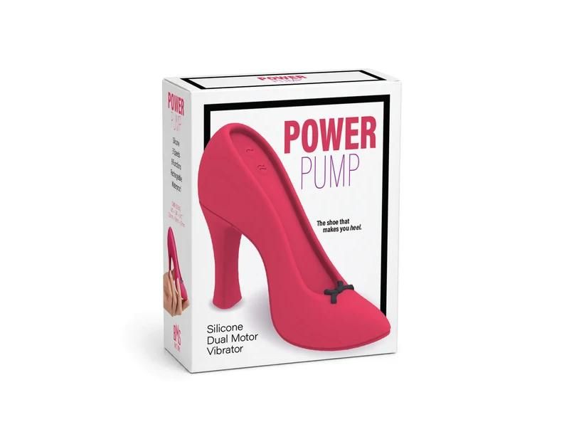Power Pump  Shoe Vibrator Red