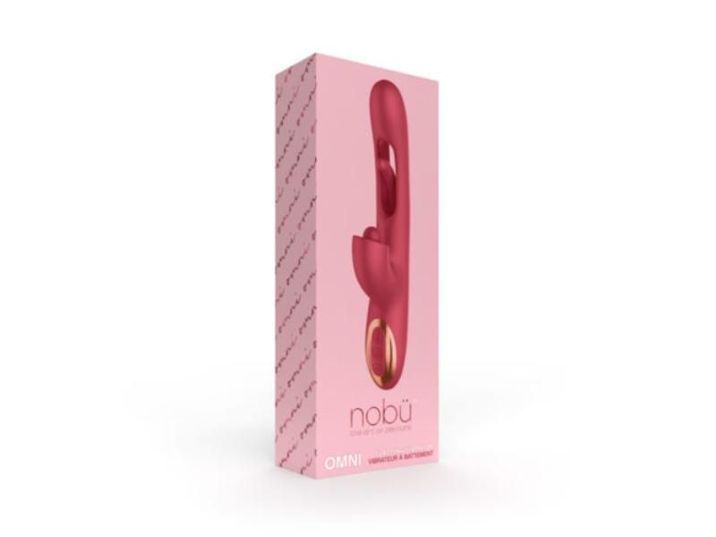 Nobu Omni Flapping Vibrator Red