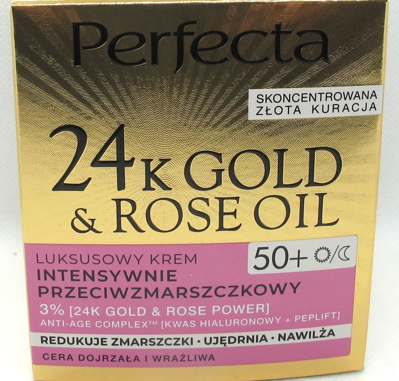 Perfecta 24K Gold &amp; Rose Oil 50+