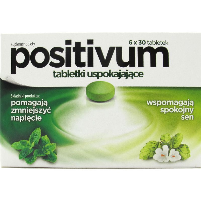 Positivum - tabletki uspokajające