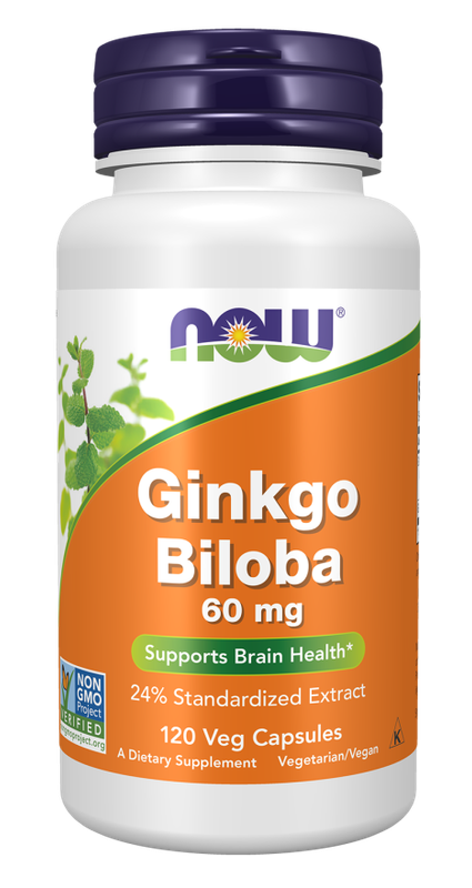 Ginkgo Biloba 60 mg - 120 Veg Capsules