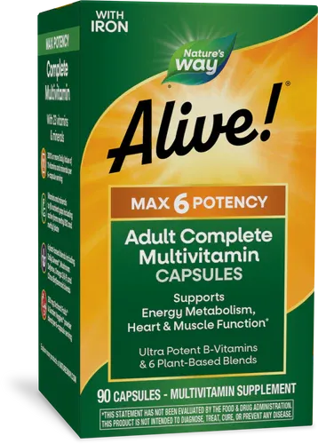 Alive!® Max6 Potency Adult Complete Multivitamin