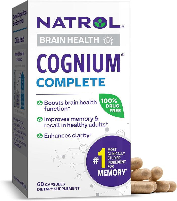 Natrol Cognium Complete - Dietary Supplement for Brain Health
