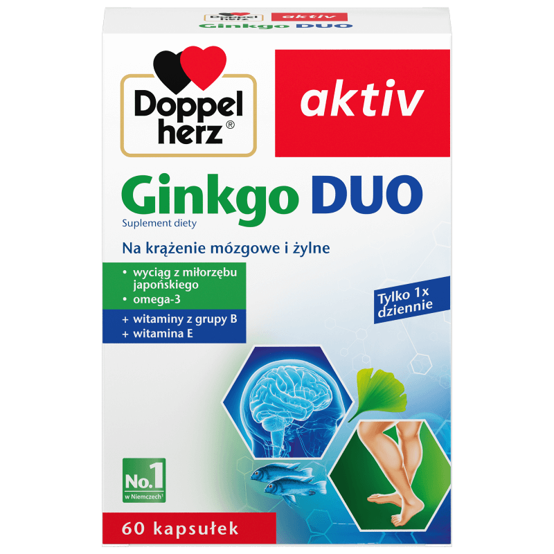 Doppelherz® Aktiv Ginkgo Duo - 60 Capsules