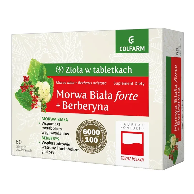 White Mulberry Forte + Berberine, Tablets, 60 pcs.