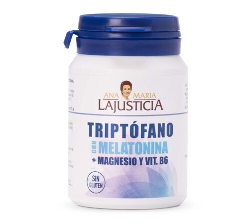 Triptofano Melatonina Magnesio y Vit. B6 60comp Ana Maria Lajusticia