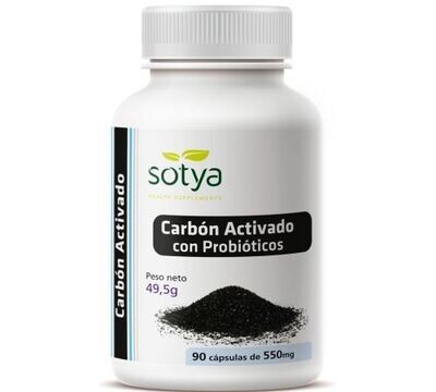 Carbon Activado con Probiotico 90caps Sotya