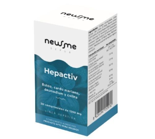 Hepactiv Vegan 1250Mg 30caps Newme Depur Herbora