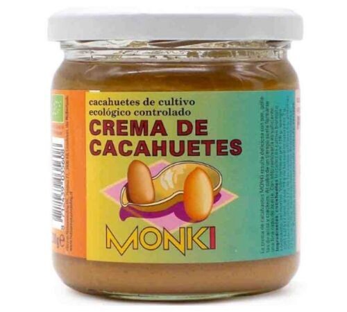 Crema de Cacahuetes Bio 330g Monki