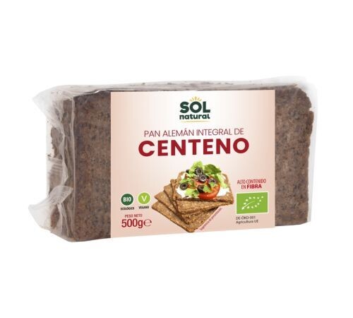 Pan Aleman de Centeno Integral Bio 500g Solnatural
