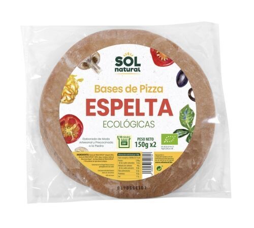 Base Pizza Espelta Bio 300g Solnatural