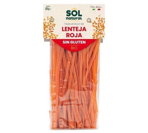 Tagliatelle Lenteja Roja Bio SinGluten 250g