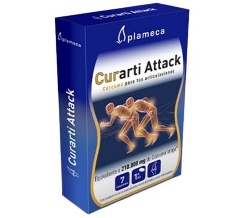 Curarti Attack SinGluten 7comp Plameca