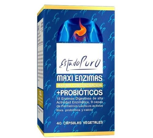 Maxi Enzimas Probioticos Estado Puro 40caps Tong-Il