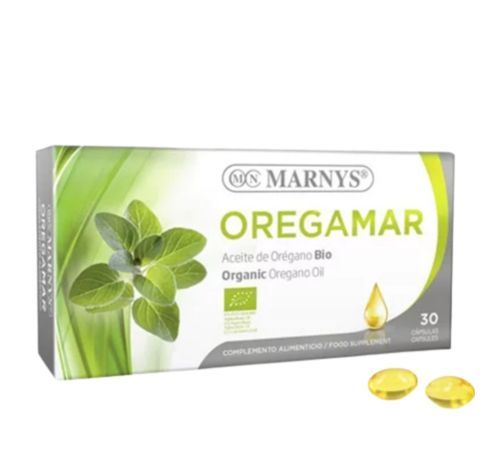 Oregamar Aceite Oregano Bio 30caps Marnys